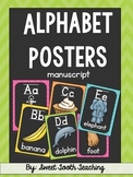 Alphabet Posters- Chalkboard & Chevron