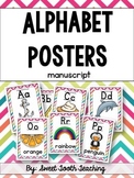 Alphabet Posters- Chevron