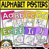 Alphabet Posters | Classroom Decor | SPOTTY Rainbow BRIGHTS