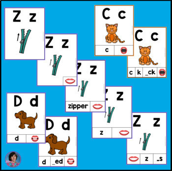 word wall alphabet posters cards with mouth pictures for speech sounds