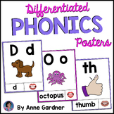 Word Wall Alphabet, Digraph and Vowel Team Posters and Car