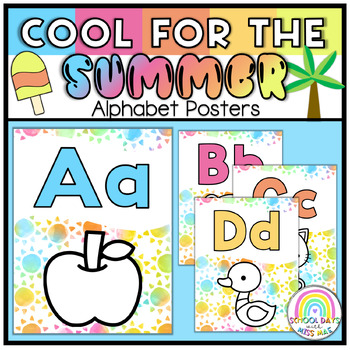 Preview of Alphabet Posters // Cool for the Summer Collection