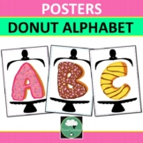 Alphabet Posters DONUTS Cute ABC Posters