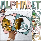 Alphabet Posters | English & Spanish Alphabet Line | Boho 