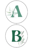 Alphabet Posters - Eucalyptus/Gum Leaf Theme