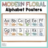 Alphabet Posters Floral Classroom Decor