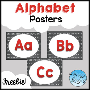 Alphabet Posters Freebie! by Breezy Learning | Teachers Pay Teachers