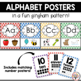 Alphabet Posters - Gingham Style