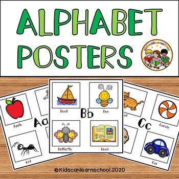 Preview of Alphabet Posters.