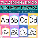Alphabet Posters Islamic Classroom Decor
