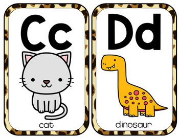 alphabet posters jungle by that kindergarten teacher tpt