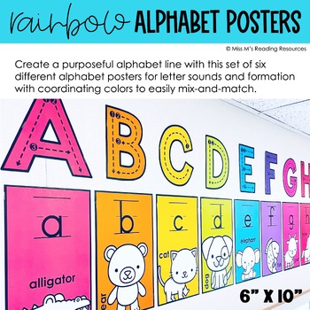 Alphabet Posters Letter Writing Cards | Letter Tracing | Bulletin Board  Letters