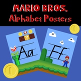 Alphabet Posters - Mario Brothers Themed