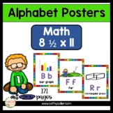 Alphabet Posters:  Math Full-Page