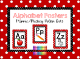 Alphabet Posters: Mickey/Minnie Border