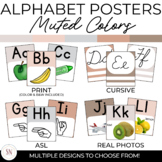 Alphabet Posters | Muted Colors | ASL | Real Photos