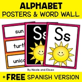 Phonics Alphabet Posters + FREE Spanish