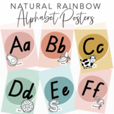 Alphabet Posters - Natural Rainbow - Queensland Beginners 