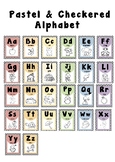 Alphabet Posters - Pastel & Checkered!