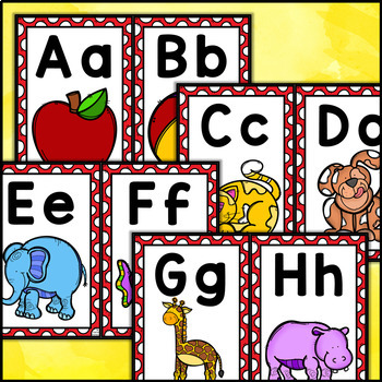 Alphabet Posters - Print by Katie Stokes | Teachers Pay Teachers