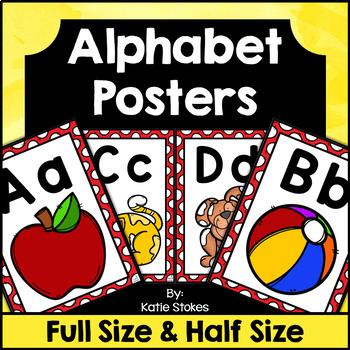 Alphabet Posters - Print by Katie Stokes | TPT