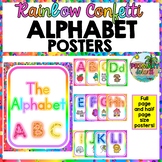 Rainbow Alphabet Letters Posters