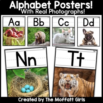 Preview of Alphabet Posters Real-Life Pictures!