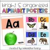 Alphabet Posters | Real Photos | Bright & Organized