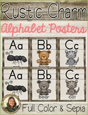 Alphabet Posters {Rustic Charm/Shabby Chic}