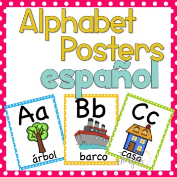 Preview of Alphabet Posters Spanish Alfabeto