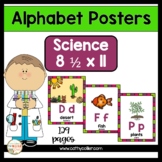 Alphabet Posters:  Science Full-Page