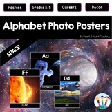 Alphabet Posters: Space-Themed with Real-Life Photos (A to Z)