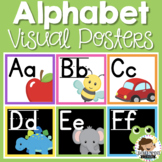 Alphabet Posters - Square - White and Black background