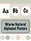 Alphabet Posters - Warm Neutrals