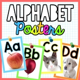 Alphabet Posters With Bright Borders