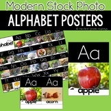 Alphabet Posters With Real Pictures for Black and White Cl