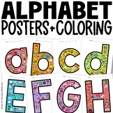 Alphabet Posters and Coloring Pages | Bulletin Board Lette