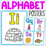 Alphabet Posters and Flashcards | Bright Theme Alphabet Re