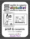 Alphabet Posters and Resources {Print & Cursive, Blackline