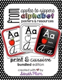 Alphabet Posters and Resources {Print & Cursive} Bundle