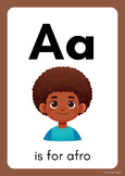 Alphabet Posters and Worksheets with Cultural Representation