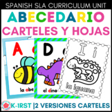 Alfabeto Alphabet Posters coloring pages Carteles del Alfa