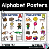 Alphabet Posters for Early Readers, Alphabet Letter of the