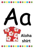 Alphabet Posters for classroom - Hawaii focused classroom decor