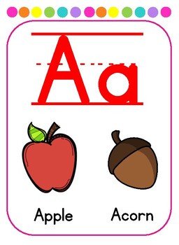 Preview of Alphabet Posters {Bright Colors}