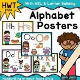 Handwriting Without Tears Alphabet Wall Cards HWT and ASL