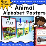 Animal Alphabet Wall Cards