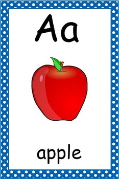 Alphabet Posters and Chart by Clever Chameleon | TPT