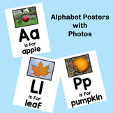 Alphabet Posters with Nature Photos