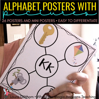 Preview of Alphabet Posters with Pictures